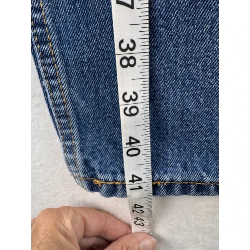 Levi's 505 Regular Fit Jeans Men's 40x32 Light Wash Straight Leg 100% Cotton